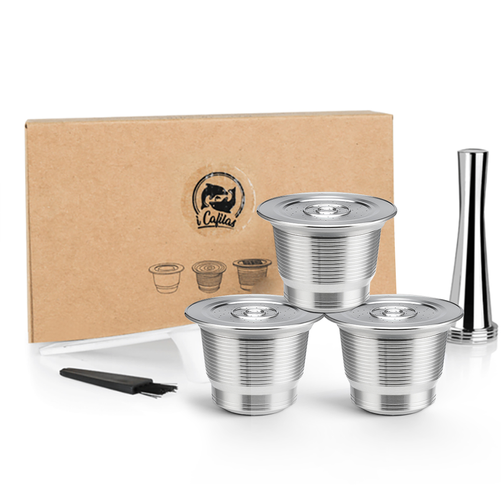 Quality Coffee Equipment - Nespresso Reusable Coffee Capsule Stainless Steel