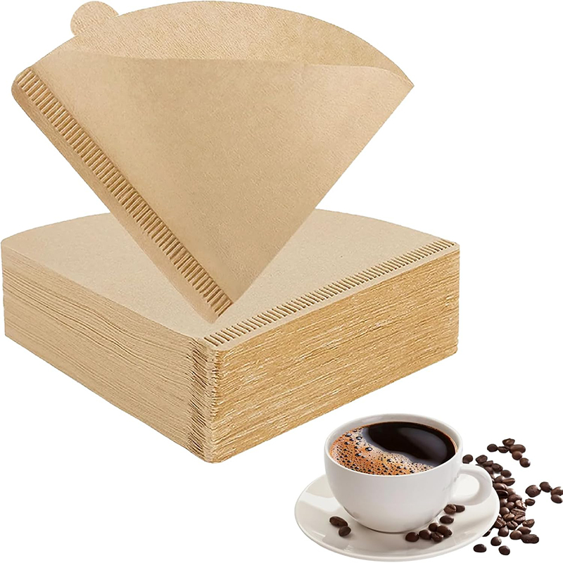 Coffee Equipment Machine - 100Pcs Coffee Filter Papers(1-4 Cups) Disposable