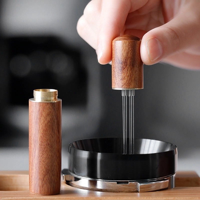 Coffee Distribution Tool - Stainless Steel Coffee Powder Tamper Espresso