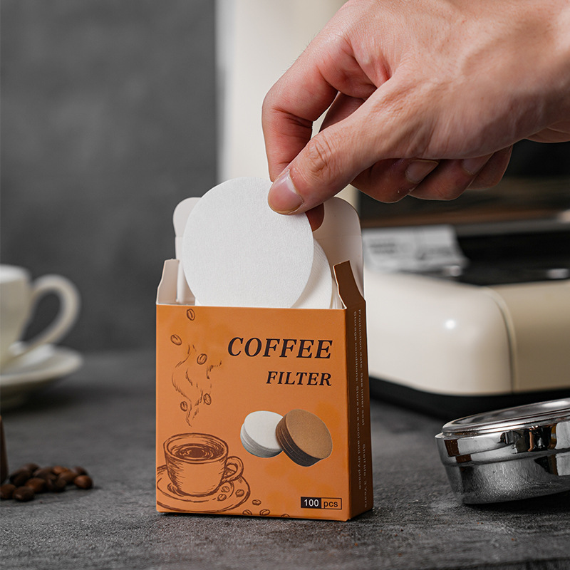 Quality Coffee Equipment - 100Pcs Round Coffee Filter Paper Set