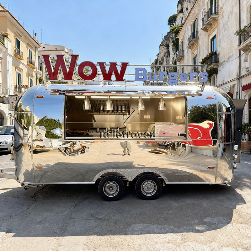 Coffee Equipment China - Stainless Steel Food Trailer Food Concession