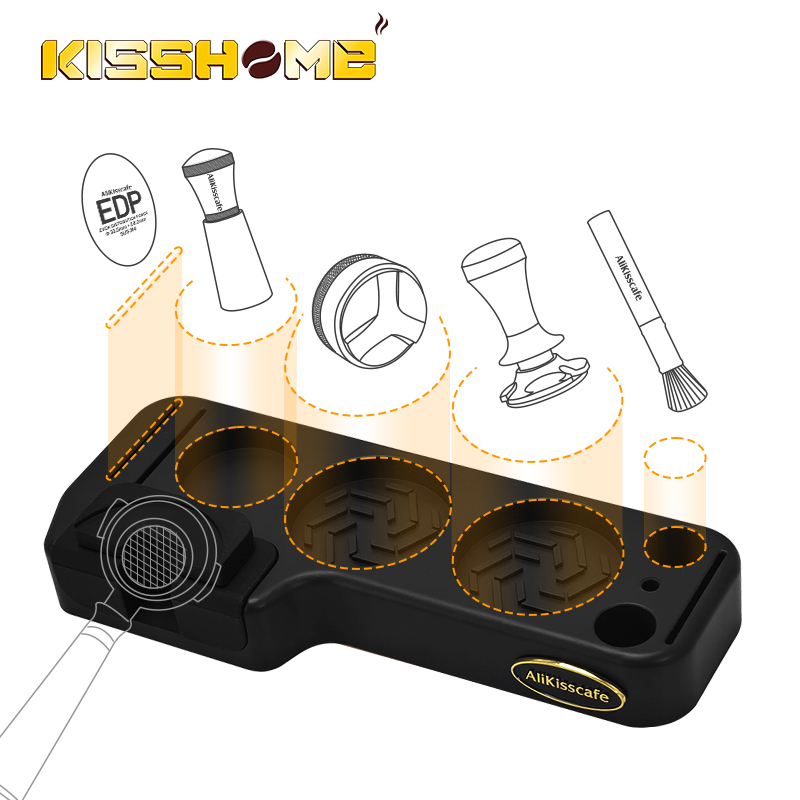 Coffee Equipment Accessories - Alikisscafe Coffee Tamping Station Mat Portafilter