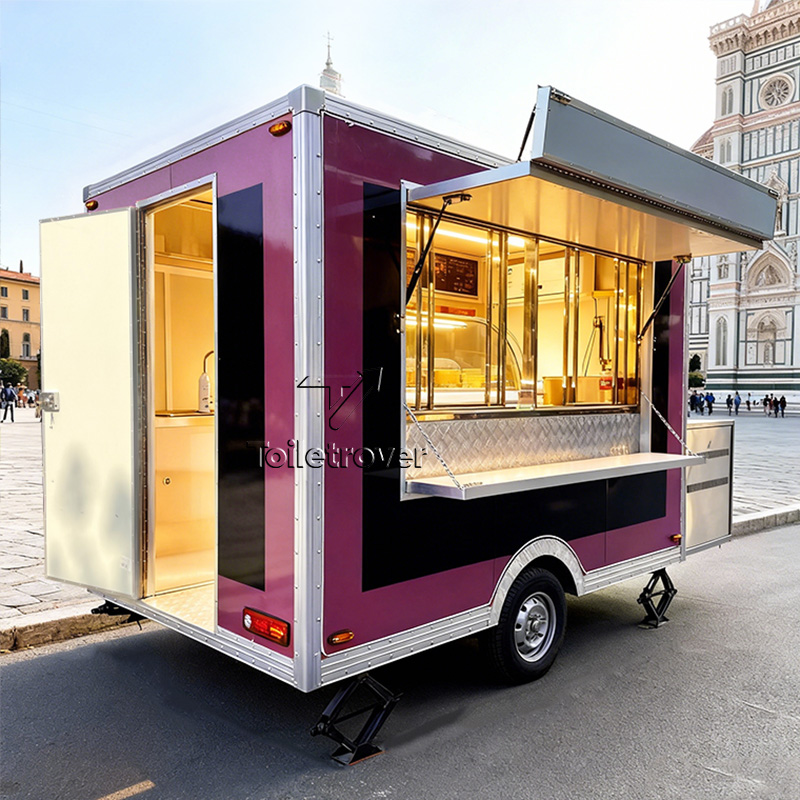 Coffee Equipment China - Outdoor Mobile Food Truck Trailer Fully