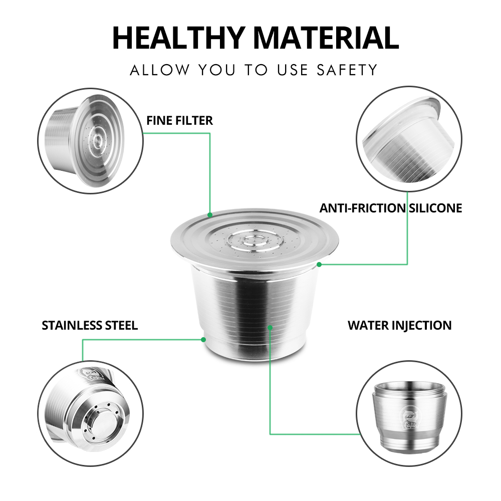 Nespresso Reusable Coffee Caps - Quality Coffee Equipment review and price