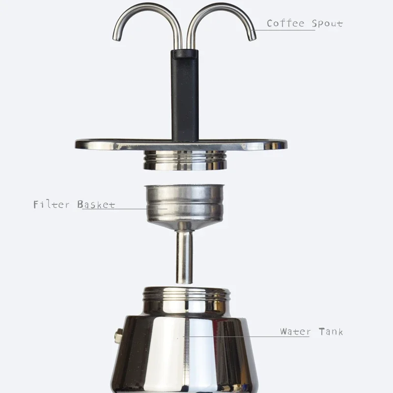 200ML Mini Moka Pot Double Tub - Quality Coffee Equipment review and price
