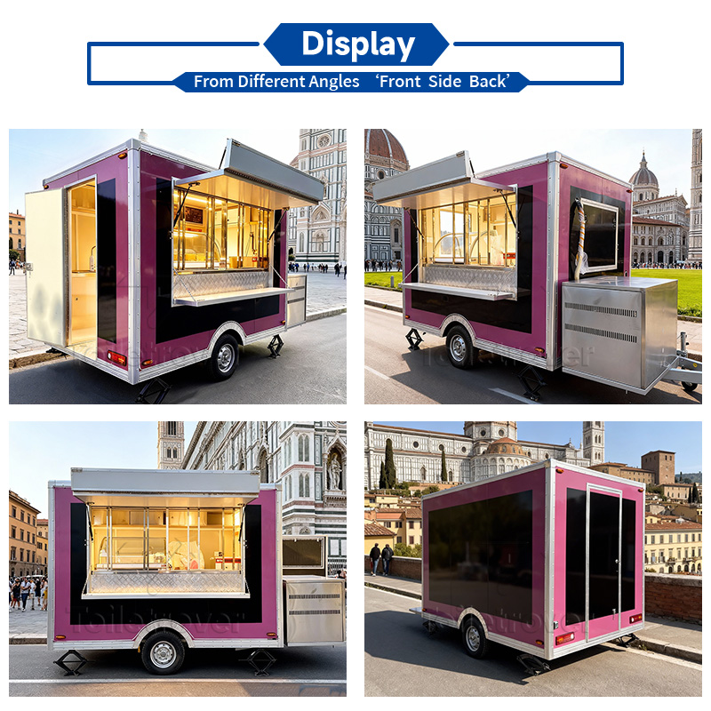 Outdoor Mobile Food Truck Trai - Coffee Equipment China review and price